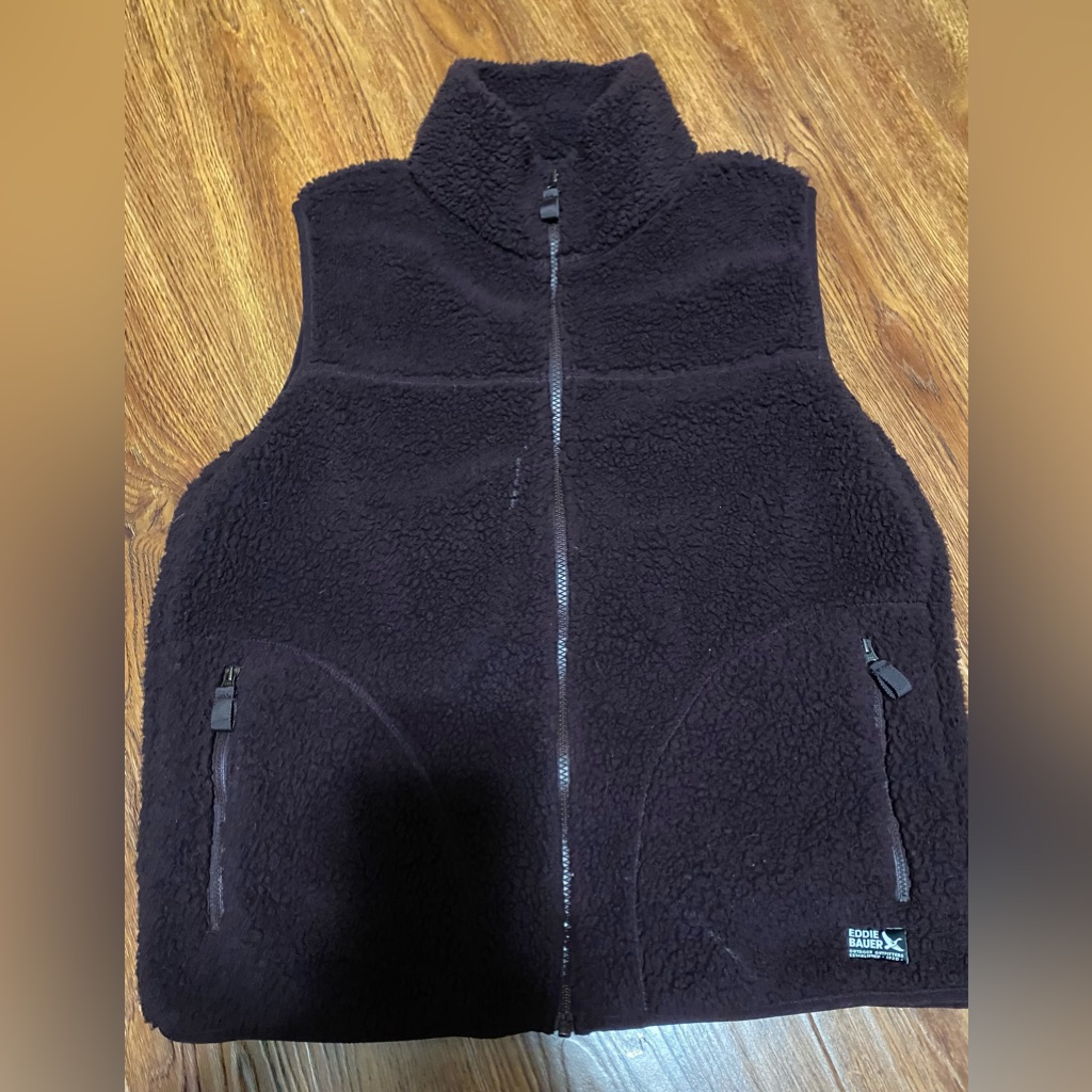 Eddie Bauer Plum Fleece Vest